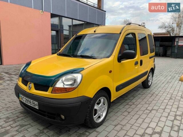 Жовтий Рено Кєнгу, об'ємом двигуна 1.46 л та пробігом 205 тис. км за 3450 $, фото 1 на Automoto.ua