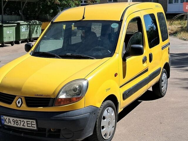 Жовтий Рено Кєнгу, об'ємом двигуна 1.46 л та пробігом 250 тис. км за 3300 $, фото 1 на Automoto.ua