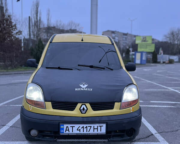 Желтый Рено Кенгу, объемом двигателя 1.5 л и пробегом 300 тыс. км за 4000 $, фото 1 на Automoto.ua
