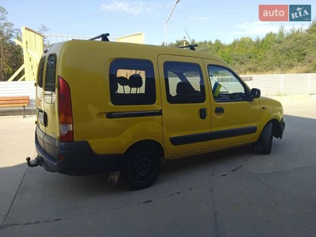 Желтый Рено Кенгу, объемом двигателя 1.5 л и пробегом 198 тыс. км за 3700 $, фото 1 на Automoto.ua