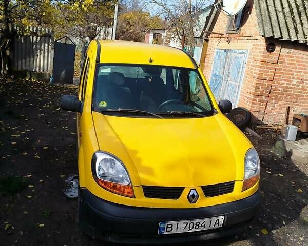 Желтый Рено Кенгу, объемом двигателя 1.5 л и пробегом 200 тыс. км за 2300 $, фото 1 на Automoto.ua