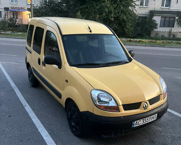Жовтий Рено Кєнгу, об'ємом двигуна 1.5 л та пробігом 330 тис. км за 3350 $, фото 1 на Automoto.ua