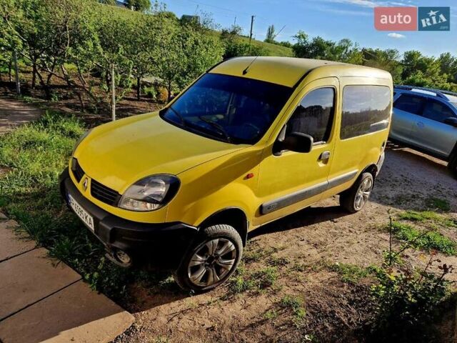 Желтый Рено Кенгу, объемом двигателя 1.9 л и пробегом 396 тыс. км за 4500 $, фото 1 на Automoto.ua