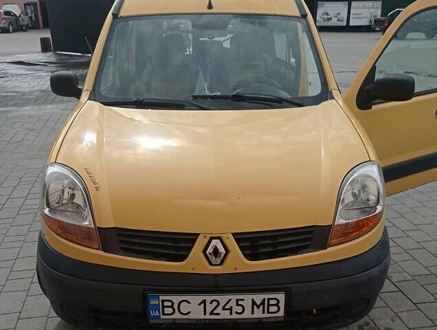 Жовтий Рено Кєнгу, об'ємом двигуна 1.46 л та пробігом 280 тис. км за 4000 $, фото 1 на Automoto.ua