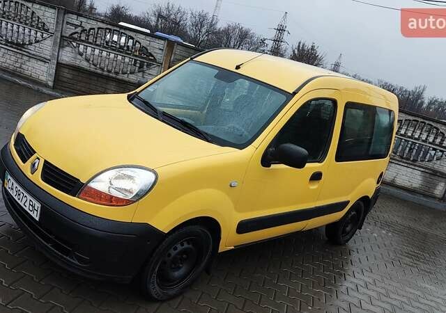 Жовтий Рено Кєнгу, об'ємом двигуна 1.46 л та пробігом 198 тис. км за 4850 $, фото 1 на Automoto.ua