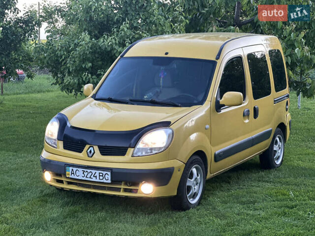 Жовтий Рено Кєнгу, об'ємом двигуна 1.5 л та пробігом 322 тис. км за 3650 $, фото 1 на Automoto.ua