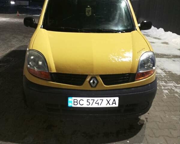 Жовтий Рено Кєнгу, об'ємом двигуна 1.46 л та пробігом 395 тис. км за 4100 $, фото 1 на Automoto.ua