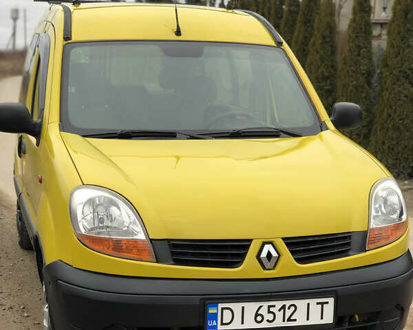 Желтый Рено Кенгу, объемом двигателя 1.5 л и пробегом 230 тыс. км за 3400 $, фото 1 на Automoto.ua
