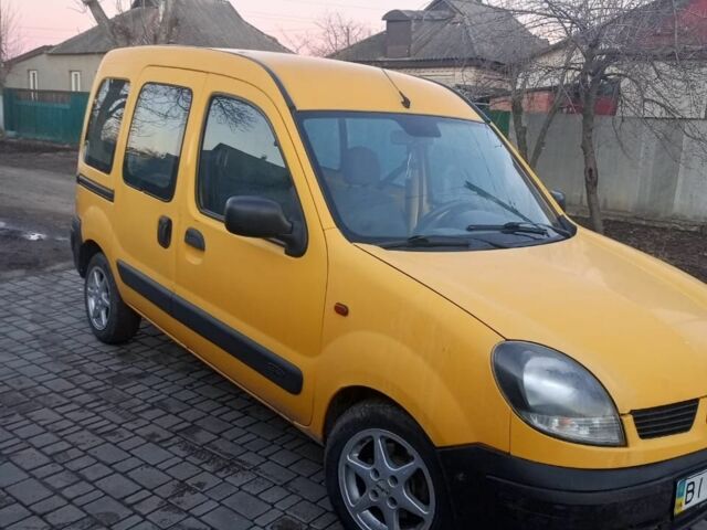 Жовтий Рено Кєнгу, об'ємом двигуна 1.5 л та пробігом 290 тис. км за 3000 $, фото 1 на Automoto.ua