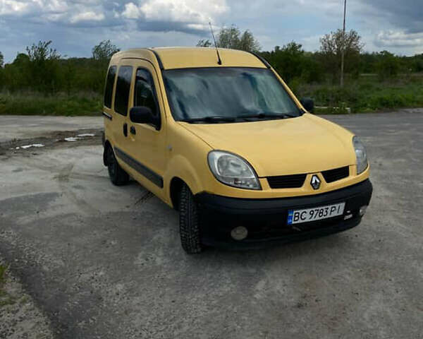 Желтый Рено Кенгу, объемом двигателя 1.5 л и пробегом 280 тыс. км за 4300 $, фото 1 на Automoto.ua