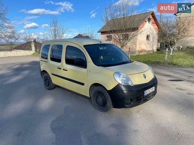 Желтый Рено Кенгу, объемом двигателя 1.46 л и пробегом 187 тыс. км за 6450 $, фото 1 на Automoto.ua
