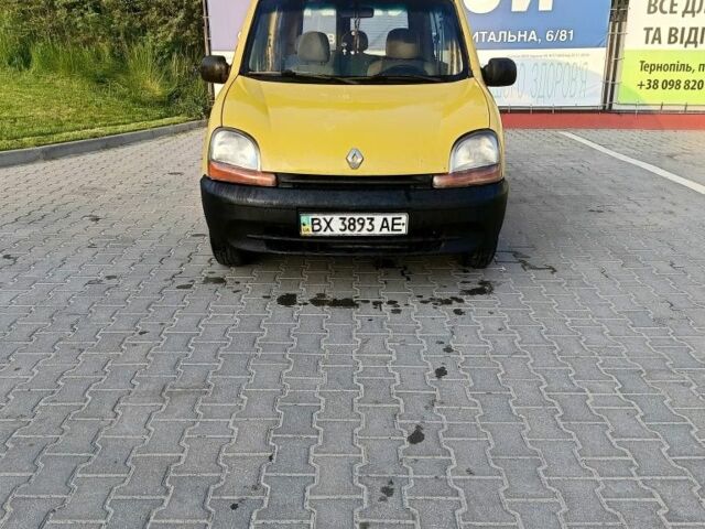 Желтый Рено Кенгу, объемом двигателя 1.9 л и пробегом 323 тыс. км за 1599 $, фото 1 на Automoto.ua