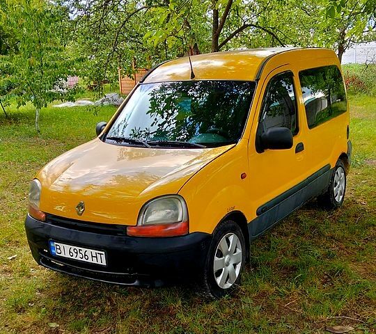 Желтый Рено Кенгу, объемом двигателя 1.9 л и пробегом 100 тыс. км за 2500 $, фото 1 на Automoto.ua