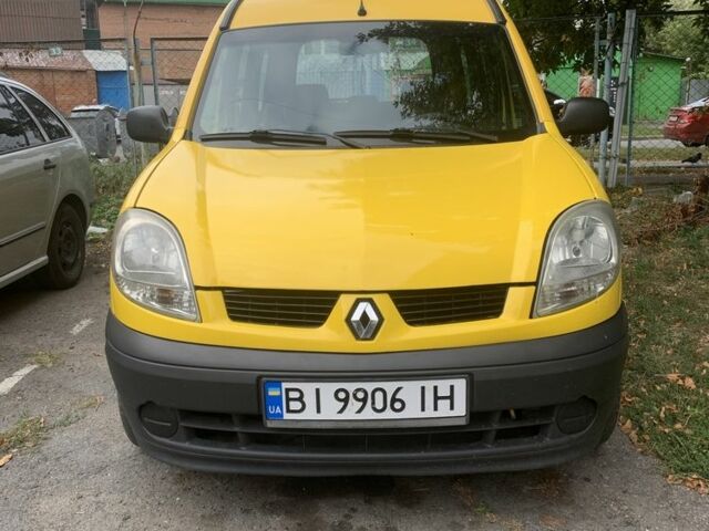 Желтый Рено Кенгу, объемом двигателя 1.5 л и пробегом 293 тыс. км за 3399 $, фото 1 на Automoto.ua