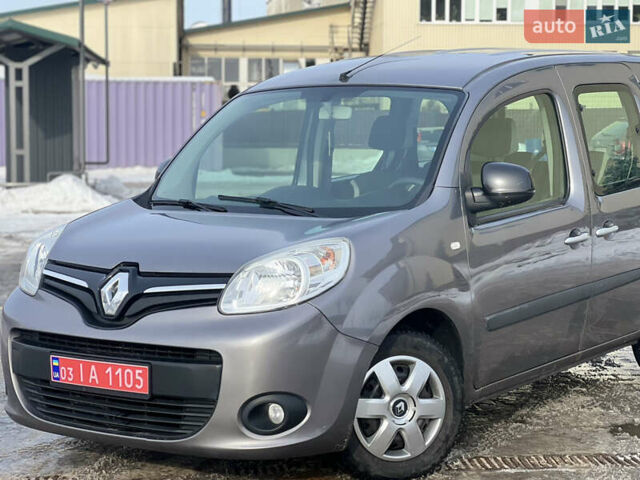 Серый Рено Кенгу, объемом двигателя 1.5 л и пробегом 237 тыс. км за 9600 $, фото 1 на Automoto.ua