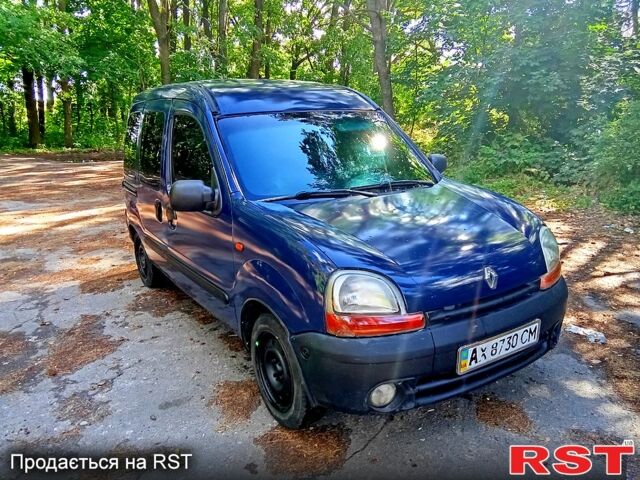 Синий Рено Кенгу, объемом двигателя 1.4 л и пробегом 228 тыс. км за 2400 $, фото 1 на Automoto.ua