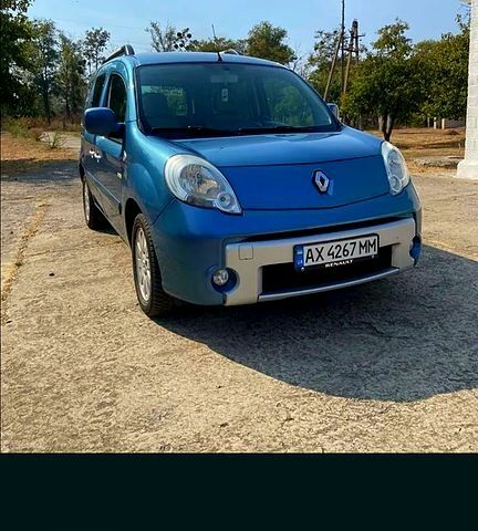 Синий Рено Кенгу, объемом двигателя 1.5 л и пробегом 251 тыс. км за 7900 $, фото 1 на Automoto.ua