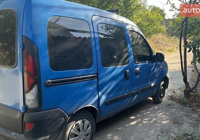 Синий Рено Кенгу, объемом двигателя 1.15 л и пробегом 380 тыс. км за 2500 $, фото 1 на Automoto.ua