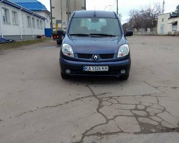 Синий Рено Кенгу, объемом двигателя 1.6 л и пробегом 328 тыс. км за 4200 $, фото 1 на Automoto.ua