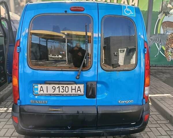 Синий Рено Кенгу, объемом двигателя 1.6 л и пробегом 160 тыс. км за 3600 $, фото 1 на Automoto.ua
