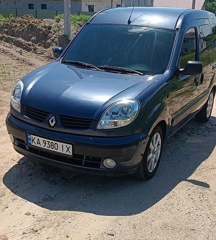 Синий Рено Кенгу, объемом двигателя 1.6 л и пробегом 225 тыс. км за 6000 $, фото 1 на Automoto.ua
