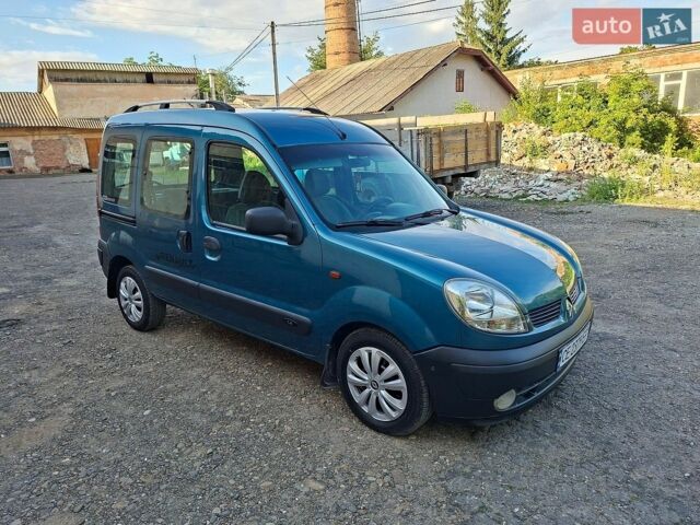 Синий Рено Кенгу, объемом двигателя 1.39 л и пробегом 260 тыс. км за 3900 $, фото 1 на Automoto.ua