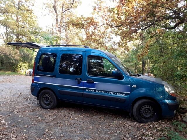 Синий Рено Кенгу, объемом двигателя 1.4 л и пробегом 630 тыс. км за 2700 $, фото 1 на Automoto.ua