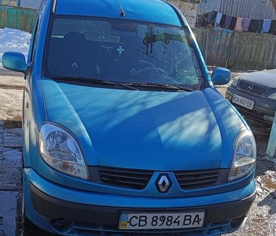 Синий Рено Кенгу, объемом двигателя 1.4 л и пробегом 230 тыс. км за 4100 $, фото 1 на Automoto.ua