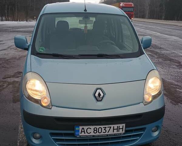 Синий Рено Кенгу, объемом двигателя 1.6 л и пробегом 205 тыс. км за 6650 $, фото 1 на Automoto.ua