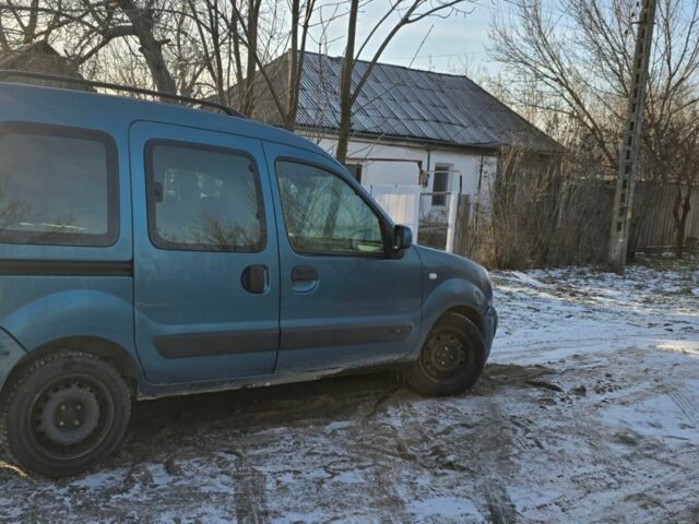 Синий Рено Кенгу, объемом двигателя 1.4 л и пробегом 487 тыс. км за 3099 $, фото 1 на Automoto.ua