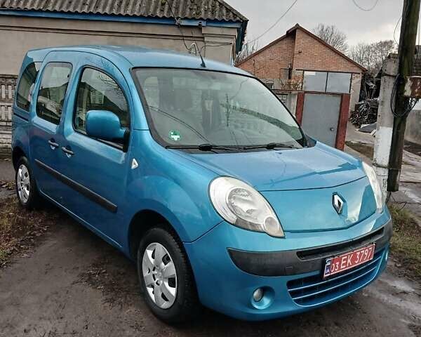 Синий Рено Кенгу, объемом двигателя 1.6 л и пробегом 220 тыс. км за 6850 $, фото 1 на Automoto.ua