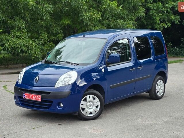 Синий Рено Кенгу, объемом двигателя 1.6 л и пробегом 215 тыс. км за 7799 $, фото 1 на Automoto.ua