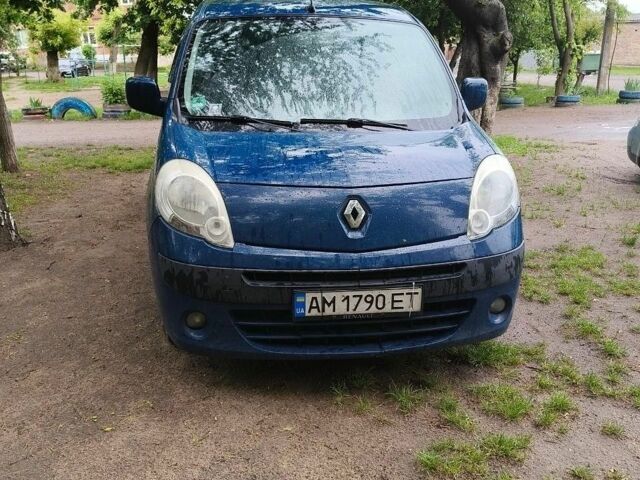 Синий Рено Кенгу, объемом двигателя 1.6 л и пробегом 320 тыс. км за 5800 $, фото 1 на Automoto.ua