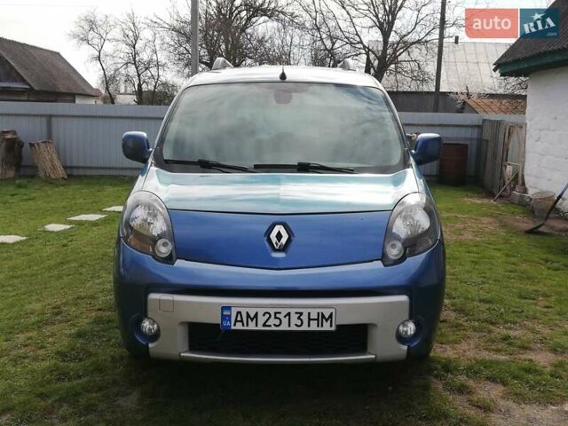 Синий Рено Кенгу, объемом двигателя 1.46 л и пробегом 220 тыс. км за 7200 $, фото 1 на Automoto.ua
