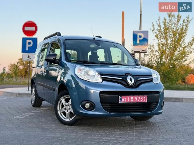Синий Рено Кенгу, объемом двигателя 1.5 л и пробегом 193 тыс. км за 9600 $, фото 1 на Automoto.ua
