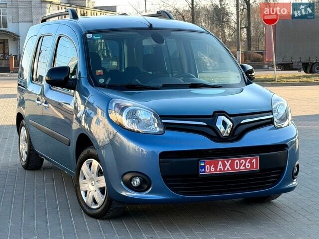 Синий Рено Кенгу, объемом двигателя 1.5 л и пробегом 208 тыс. км за 10950 $, фото 1 на Automoto.ua