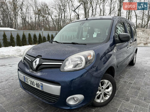 Синий Рено Кенгу, объемом двигателя 1.5 л и пробегом 194 тыс. км за 12750 $, фото 1 на Automoto.ua