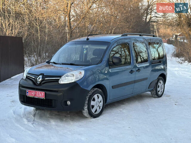 Синий Рено Кенгу, объемом двигателя 1.5 л и пробегом 183 тыс. км за 11700 $, фото 1 на Automoto.ua