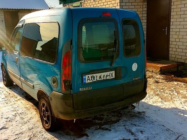 Зеленый Рено Кенгу, объемом двигателя 14 л и пробегом 340 тыс. км за 2500 $, фото 1 на Automoto.ua