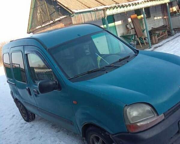Зеленый Рено Кенгу, объемом двигателя 1.39 л и пробегом 340 тыс. км за 2300 $, фото 1 на Automoto.ua