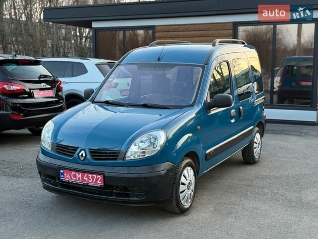 Зеленый Рено Кенгу, объемом двигателя 1.6 л и пробегом 144 тыс. км за 5350 $, фото 1 на Automoto.ua