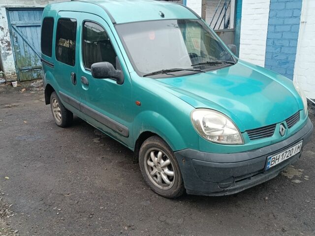 Зеленый Рено Кенгу, объемом двигателя 1.5 л и пробегом 345 тыс. км за 2000 $, фото 1 на Automoto.ua