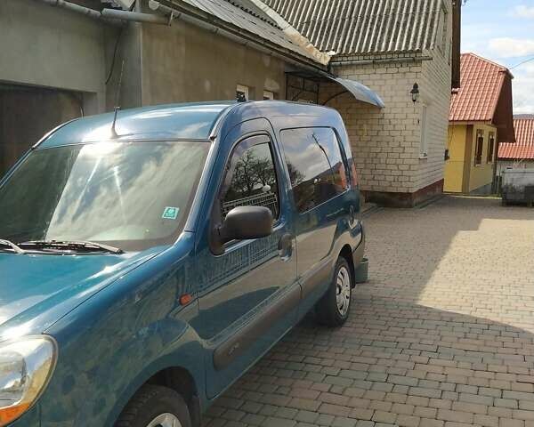 Зеленый Рено Кенгу, объемом двигателя 1.5 л и пробегом 330 тыс. км за 5500 $, фото 1 на Automoto.ua