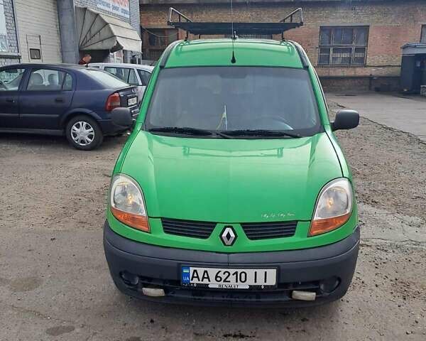 Зеленый Рено Кенгу, объемом двигателя 1.46 л и пробегом 399 тыс. км за 3200 $, фото 1 на Automoto.ua