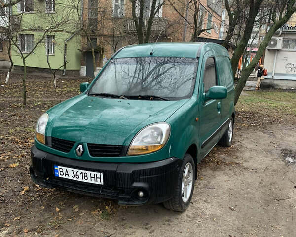 Зеленый Рено Кенгу, объемом двигателя 1.4 л и пробегом 320 тыс. км за 2200 $, фото 1 на Automoto.ua
