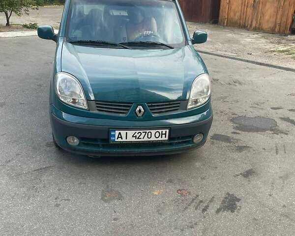 Зеленый Рено Кенгу, объемом двигателя 1.39 л и пробегом 267 тыс. км за 3100 $, фото 1 на Automoto.ua