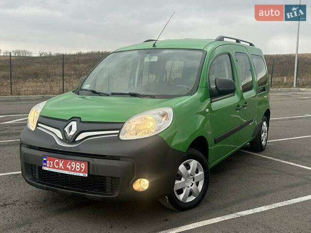 Зеленый Рено Кенгу, объемом двигателя 1.5 л и пробегом 178 тыс. км за 13500 $, фото 1 на Automoto.ua