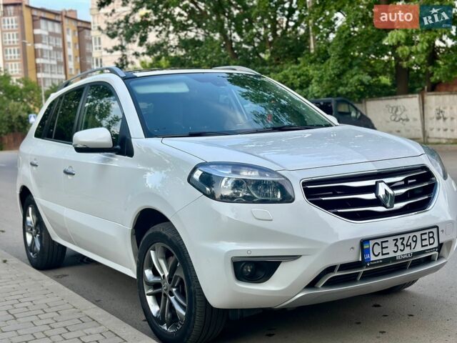 Белый Рено Колеос, объемом двигателя 2 л и пробегом 218 тыс. км за 11500 $, фото 1 на Automoto.ua