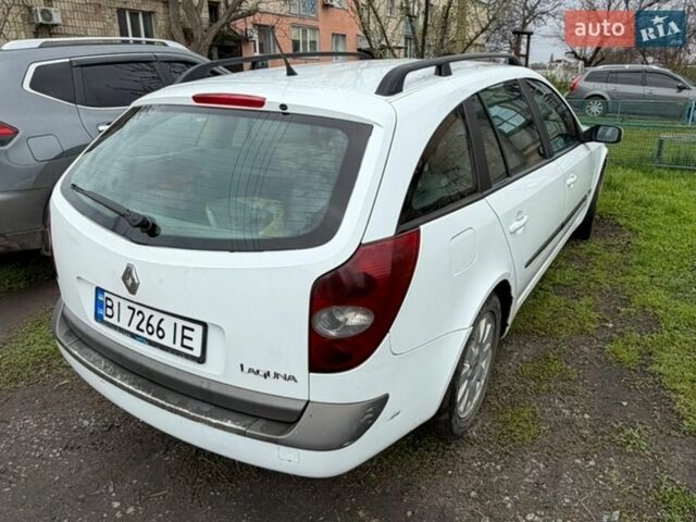 Белый Рено Лагуна, объемом двигателя 1.87 л и пробегом 300 тыс. км за 2200 $, фото 1 на Automoto.ua