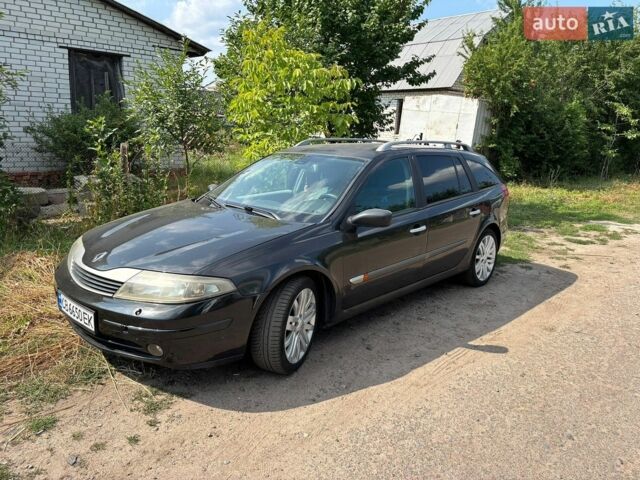 Чорний Рено Лагуна, об'ємом двигуна 2 л та пробігом 337 тис. км за 3000 $, фото 1 на Automoto.ua